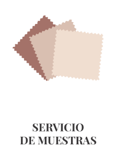 Dibujo de tres muestras de tela, una color rosa oscuro, otra rosa palo y otra en color salmón. Están dispuestas en forma de abanico.