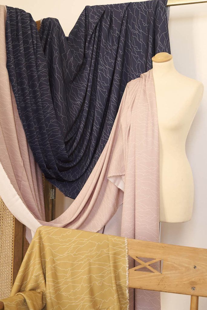 Muestras de telas y estampados "Horizonte".