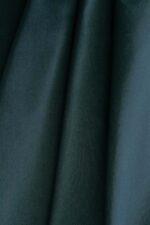 Sarga de algodón petrol Tela fina de algodón en color petróleo para coser blusas, camisas y vestidos