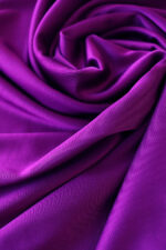 Tela de punto viscosa morada Tela de punto viscosa satinada en color púrpura