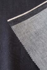 Revés de tela vaquera azul oscuro para coser pantalones, faldas, cazadoras, bolsos, mochilas y accesorios.