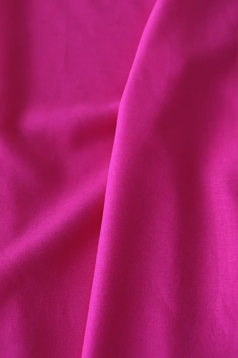 Tela de lino fucsia Tela de lino fucsia